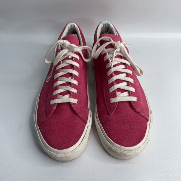 Vans Men's Sid Dx Anaheim Factory Suede Skate Shoes OG Pink OG White Size 11 - Picture 2 of 10